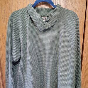 NORTH FACE Long Sleeve Mock Neck Chabot Sweater Women's Size XL